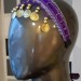 Ободок на голову с монетами (фиолетовый)
