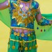 Детский восточный костюм  зеленый (на 4-5 лет) (5 предметов)