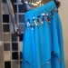 Костюм восточный - топ и юбка (голубой), на рост 140-180 см -