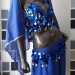 Восточный костюм - топ и шаровары  (синий), на рост 140-180 см