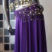 Восточный костюм - топ, юбка, пояс (фиолетовый), на рост 140-180 см