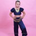 Костюм для восточных танцев детский, цвет есть "темно-синий" и "фиолетовый"